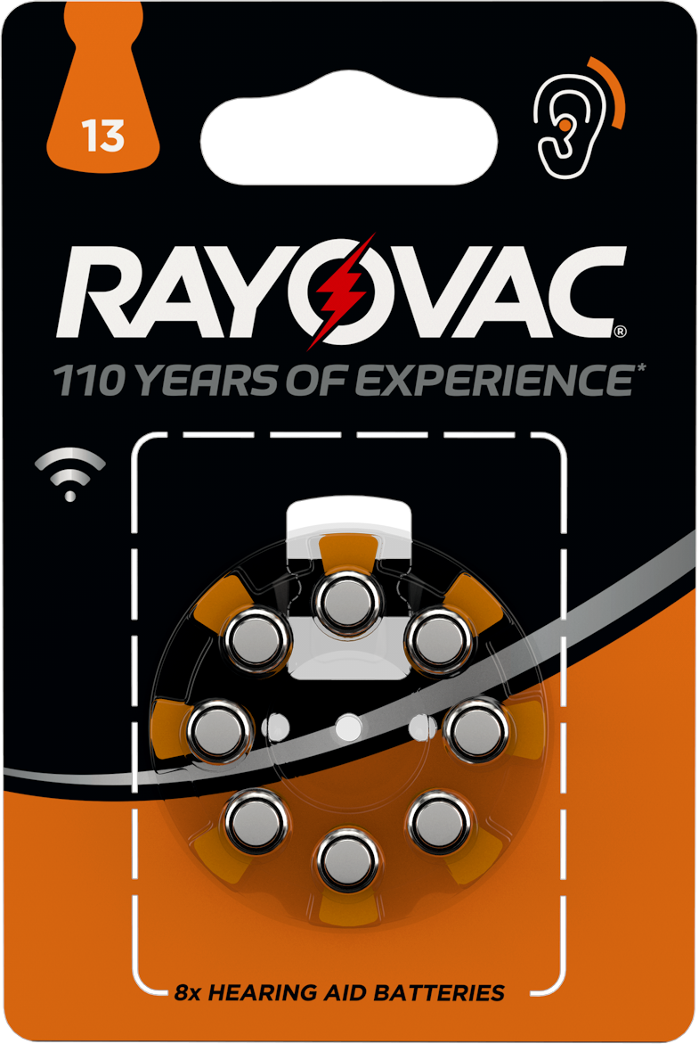 VARTA RAYOVAC Baterie do naslouchadel 13, zinko-vzduchové 8 ks