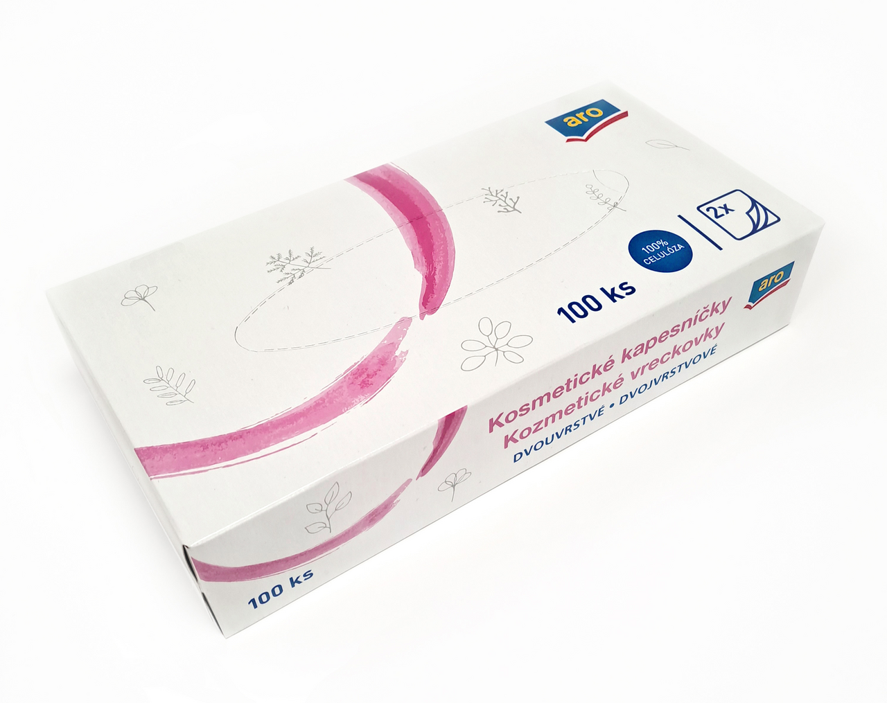 aro Kapesníky 2vrstvé 100 ks