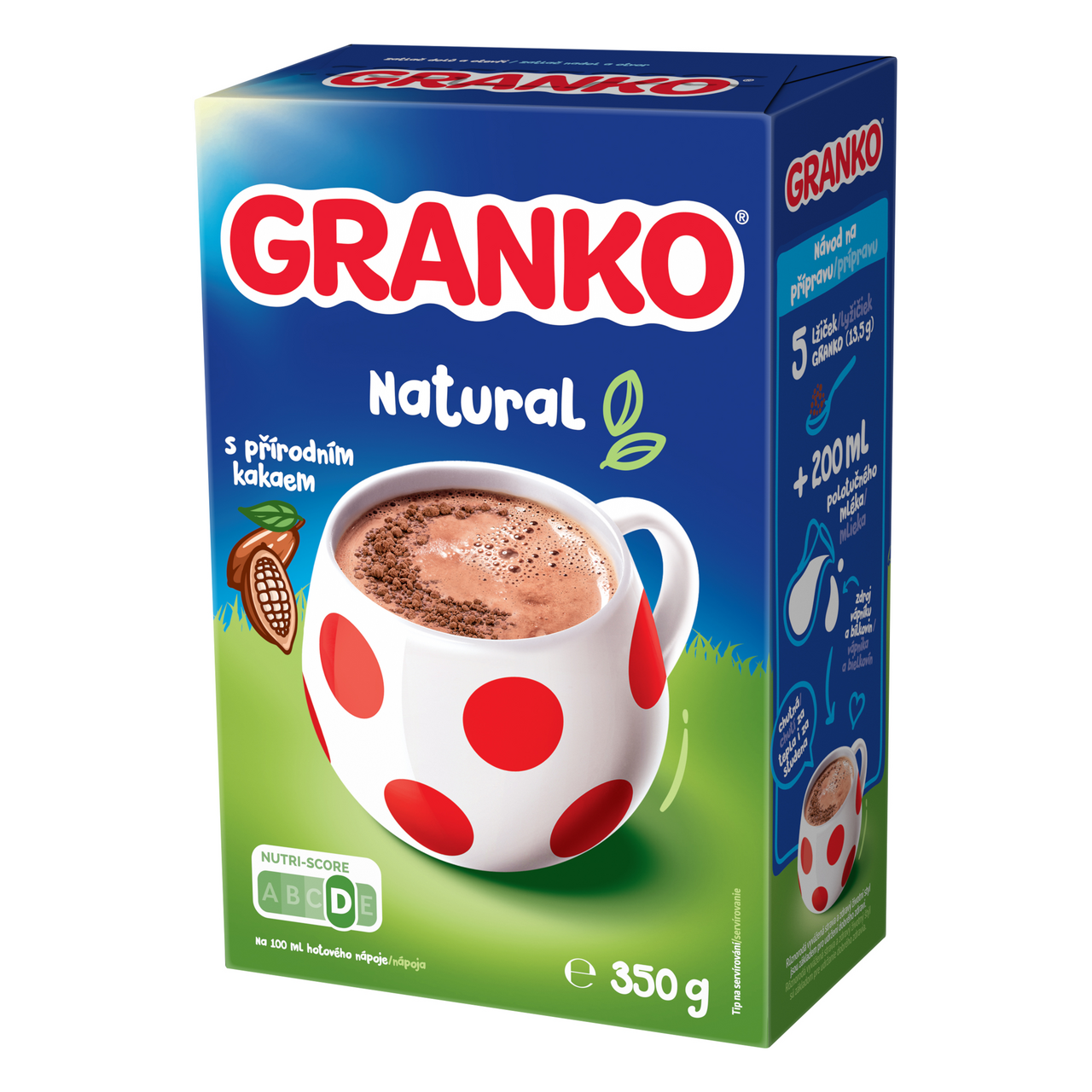 Orion Granko Natural/ přírodní Instantní kakaový nápoj 350 g