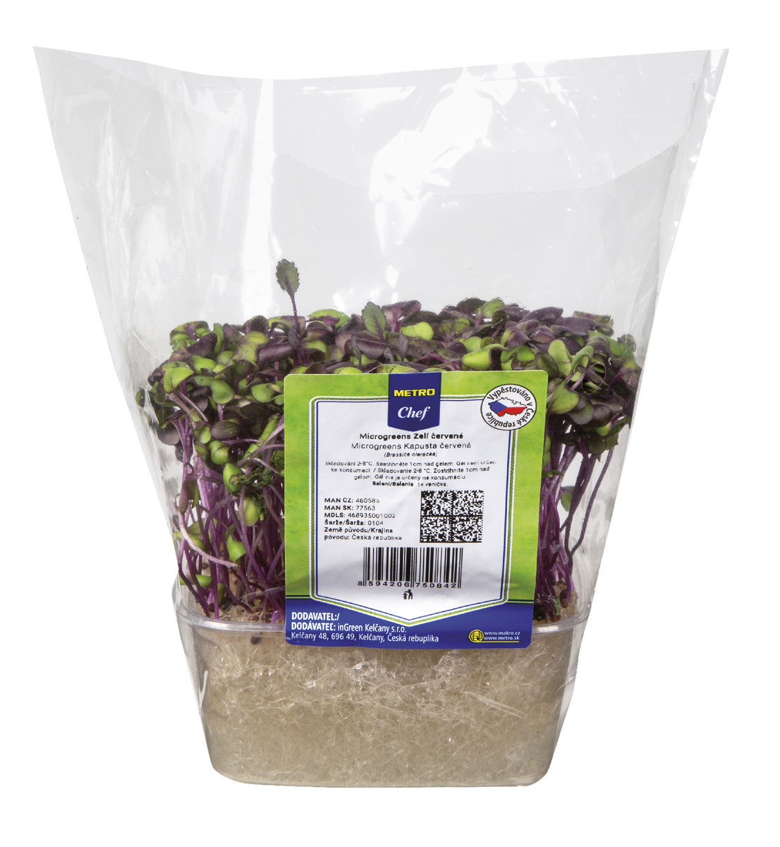 METRO Chef Microgreens - Zelí červené 1 ks