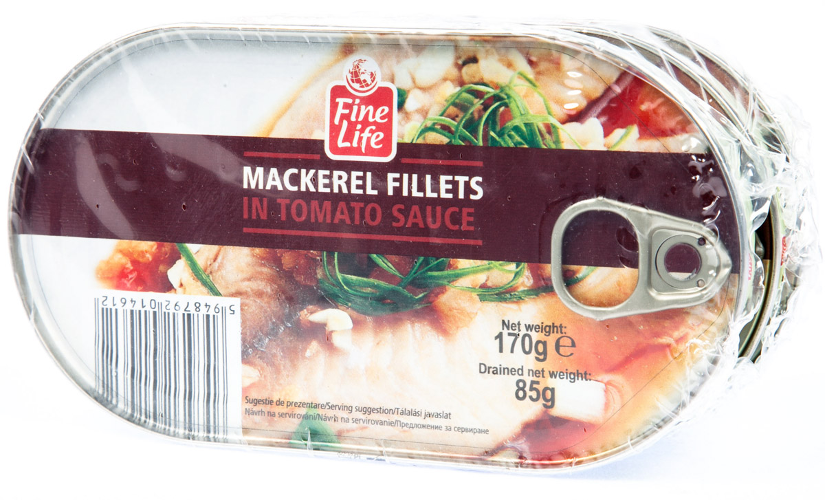 Fine Life Makrela v tomatové omáčce 170 g