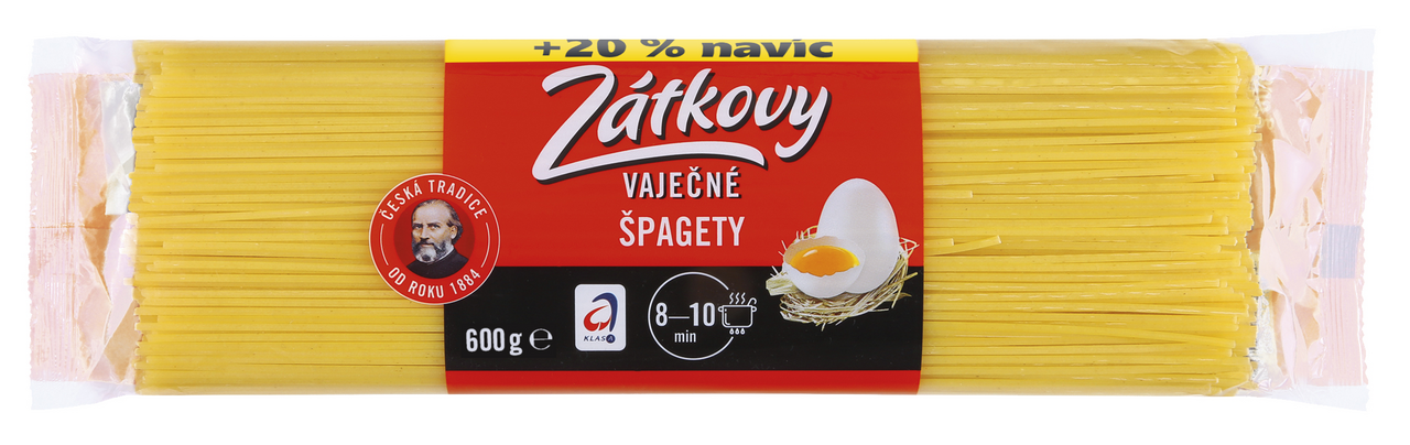 ZÁTKA VAJ ŠPAGETY 600g XXL