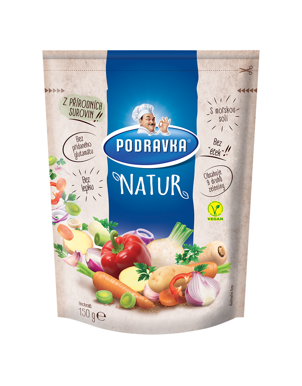 PODRAVKA Natur Přísada do jídla 150 g
