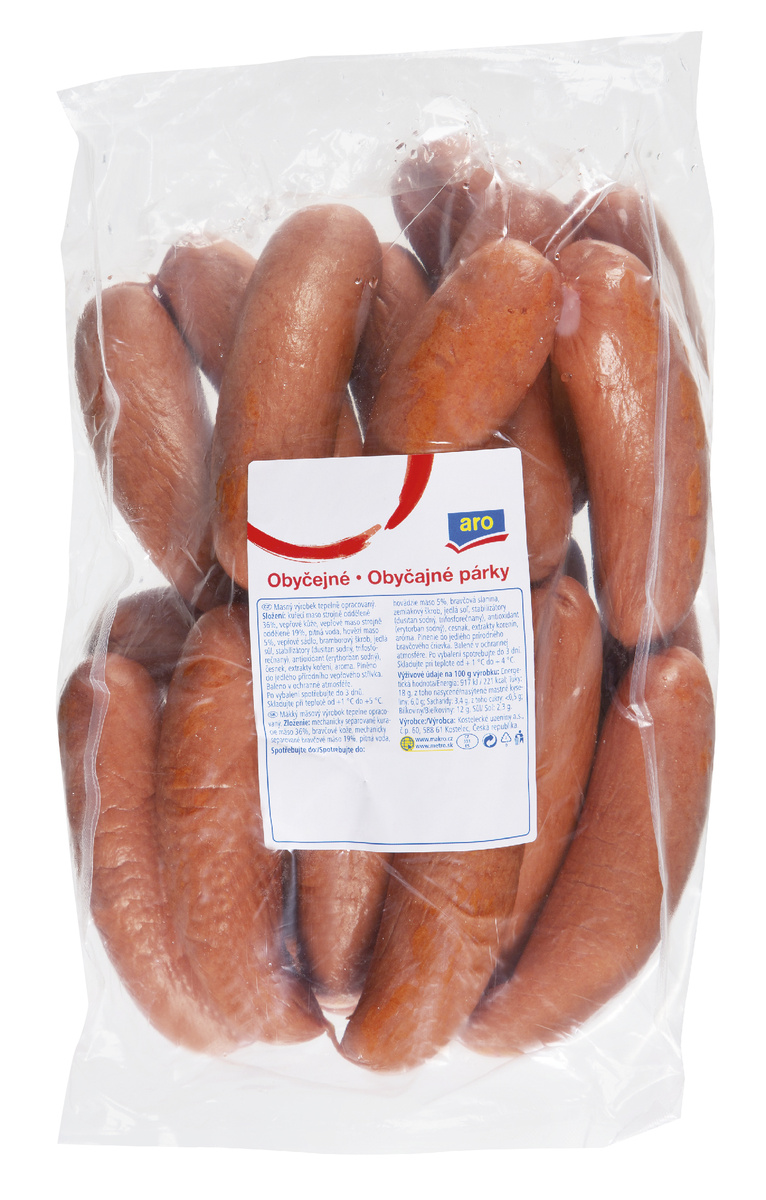 aro Párky obyčejné chlaz. cca 2 kg