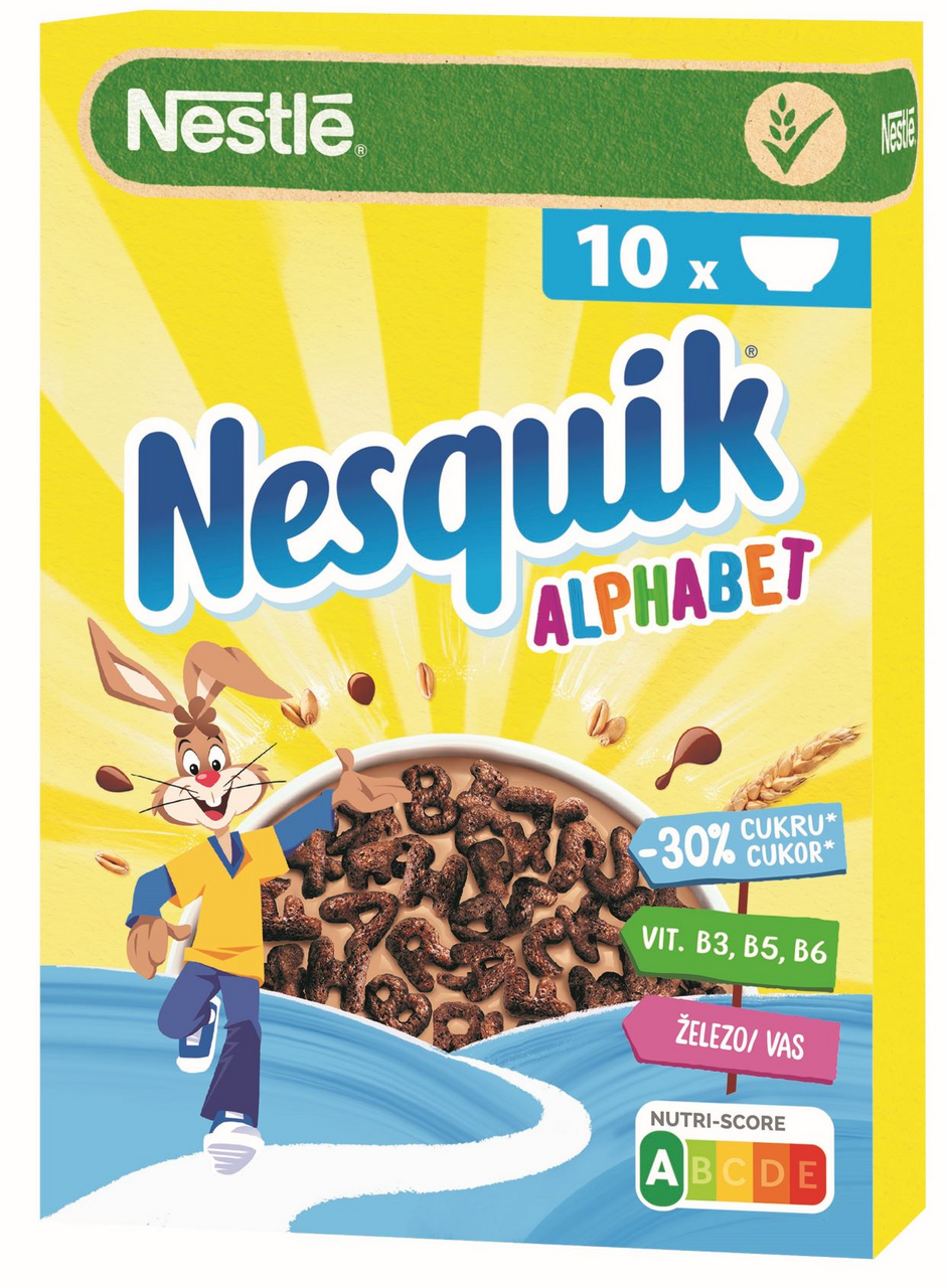 Nesquik Nestlé ABC cereálie 325 g