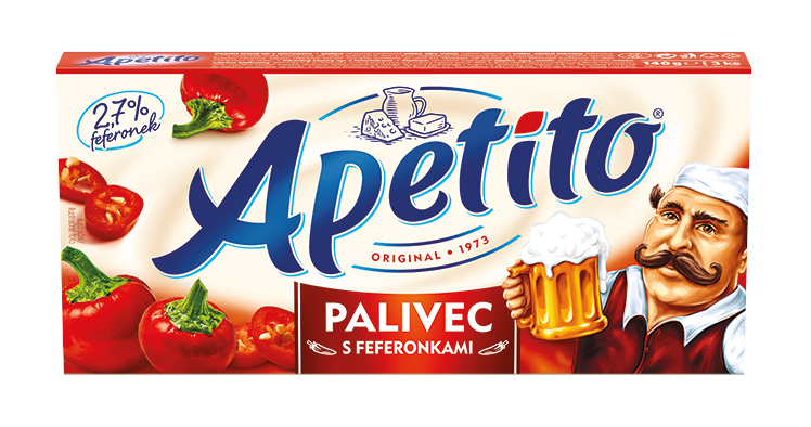 Apetito Palivec sýr s feferonkami chlaz. 140 g
