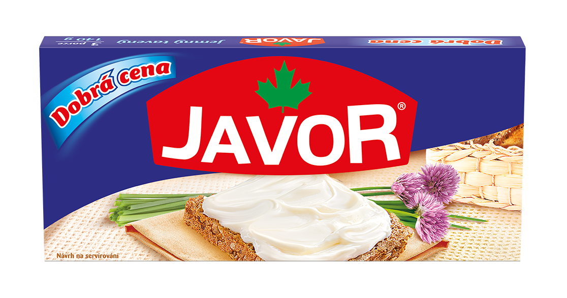 JAVOR Sýr 3D tavený 38 % chlaz. 140 g