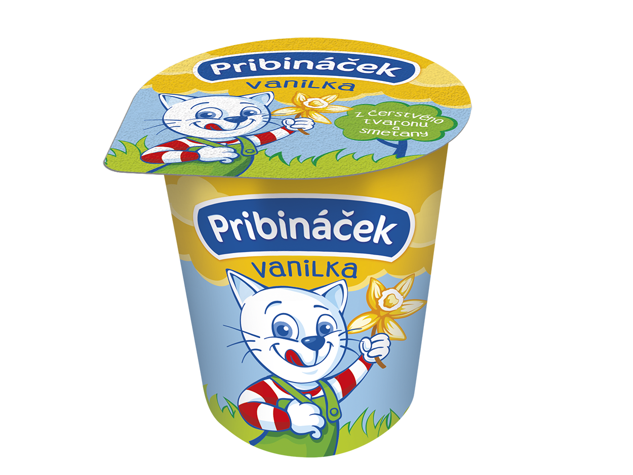 Pribináček dezert vanilka chlaz. 12 x 70 g