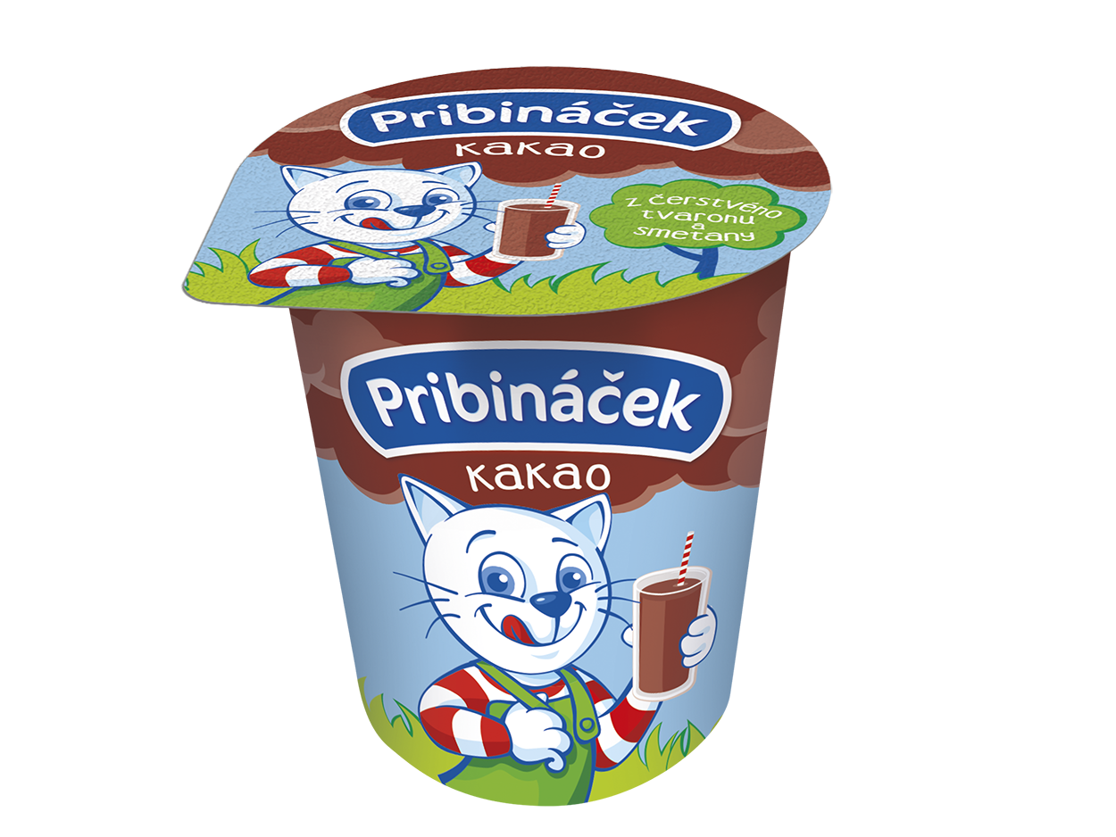 Pribináček dezert kakaový chlaz. 12 x 70 g