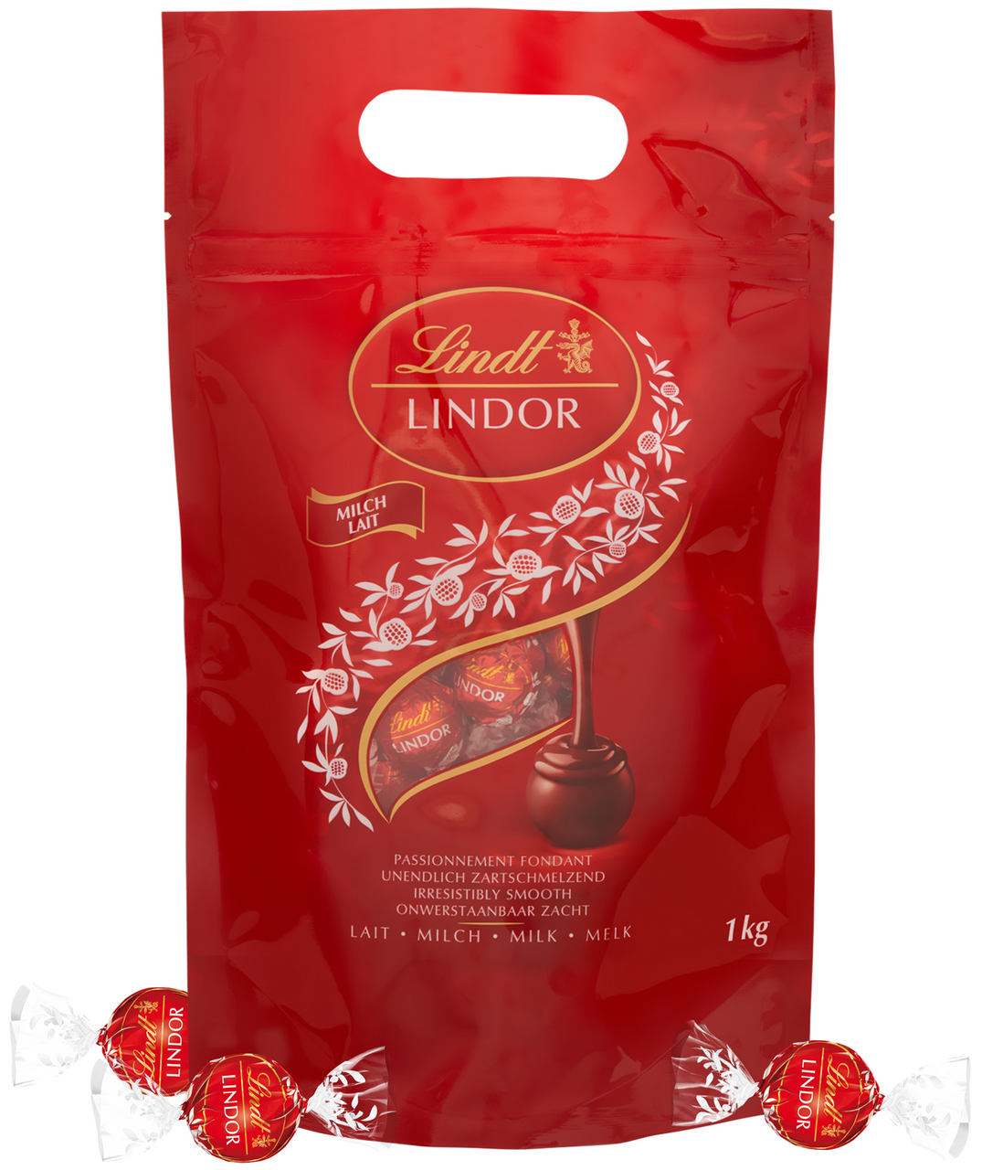 LINDOR mléčná čokoláda 1000 g