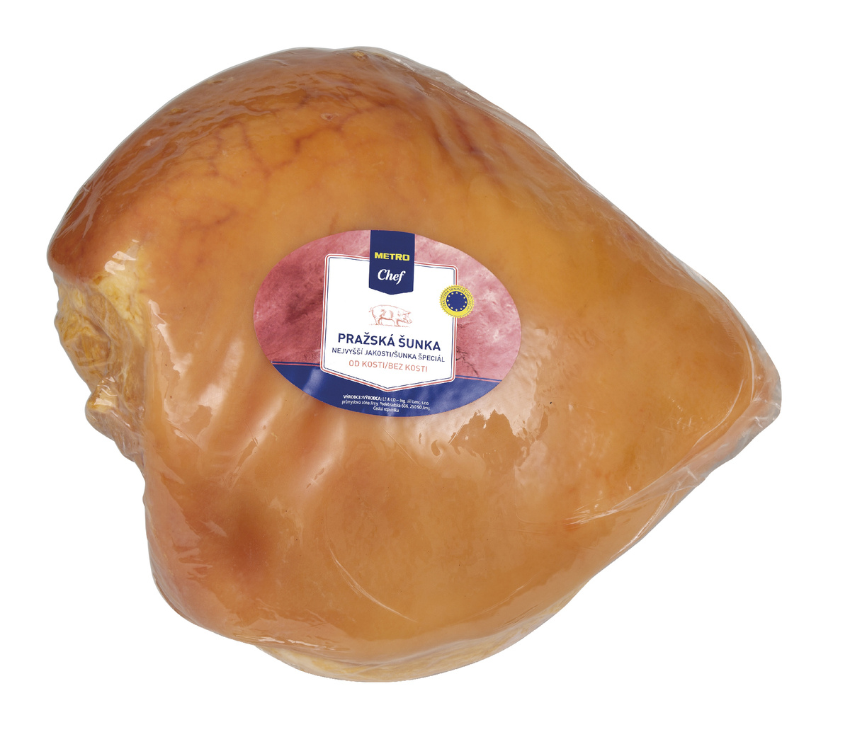 METRO Chef Pražská šunka od kosti (zaručená tradiční specialita) chlaz. cca 11 kg