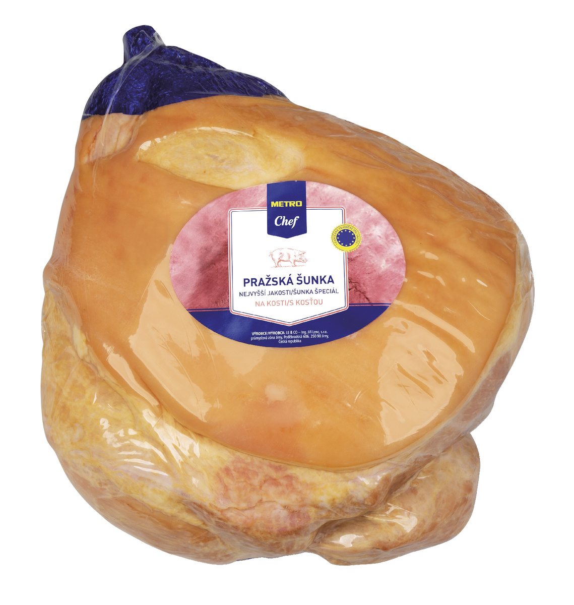 METRO Chef Pražská šunka na kosti (zaručená tradiční specialita) chlaz. cca 11 kg