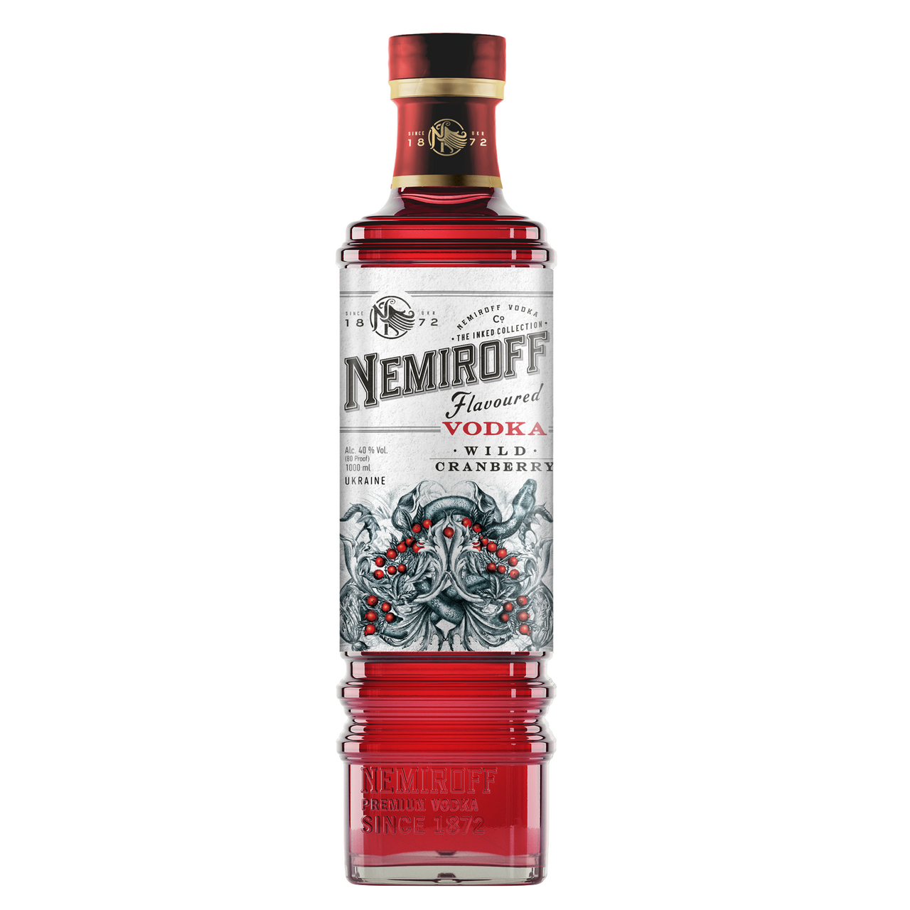 Nemiroff Delux Cranberry 40 % 1 l