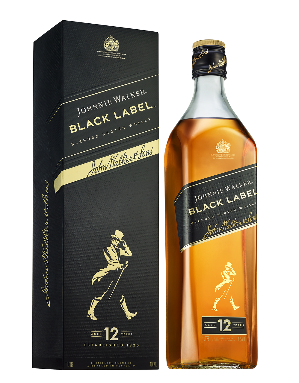 JOHNNIE WALKER Black 40 % 1 l