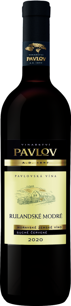 PAVLOV Moravské zemské víno Rulandské modré 750 ml