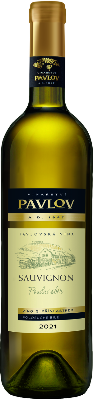 PAVLOV Sauvignon pozdní sběr 750 ml
