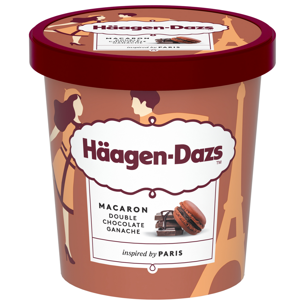 Häagen-Dazs Macaron Double Chocolate Ganache mraž. 420 ml