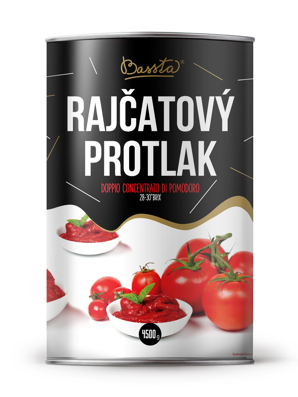 Bassta Protlak rajčatový dvojitý 4,5 kg