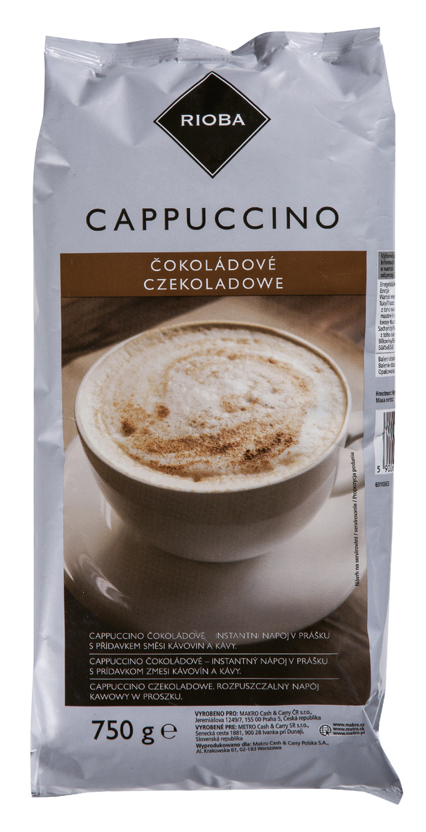 RIOBA Cappuccino čokoládové 750 g