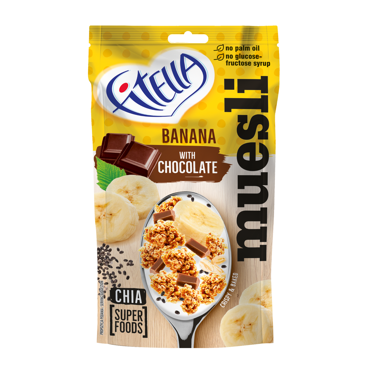 Fitella Muesli banán 15 x 50 g