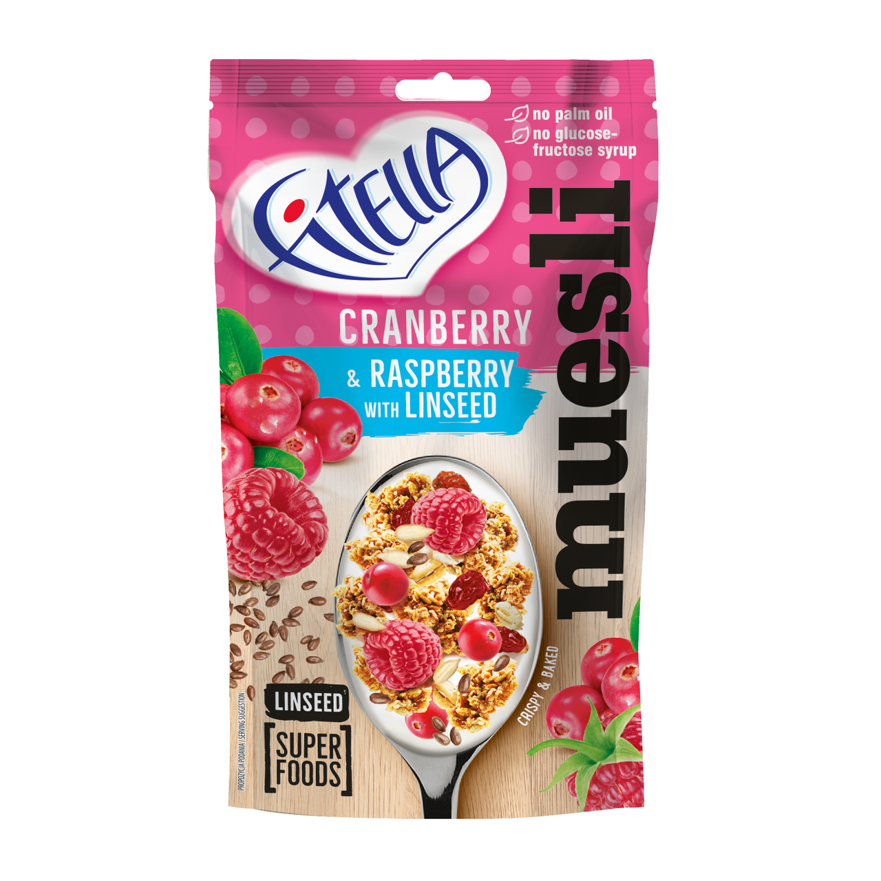 Fitella Muesli brusinka 15 x 50 g