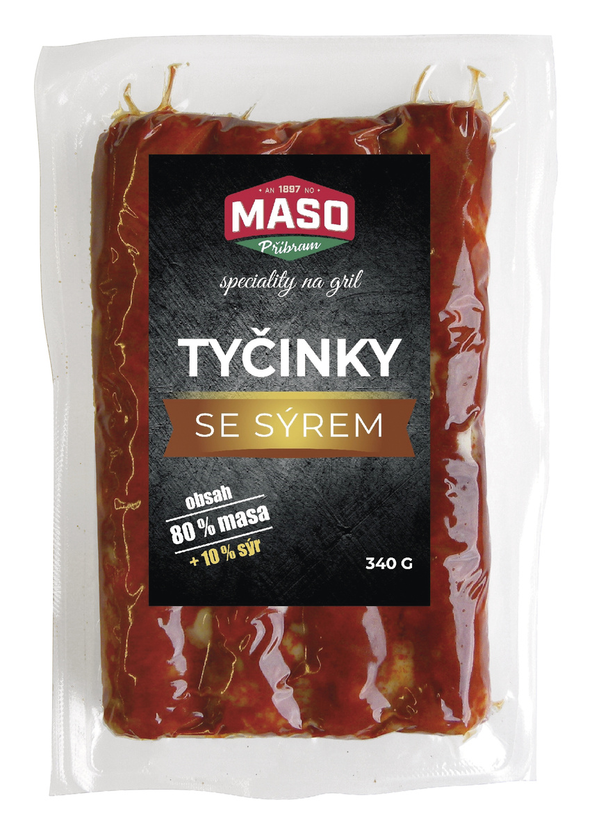 Tyčinky grilovací se sýrem chlaz. 340 g