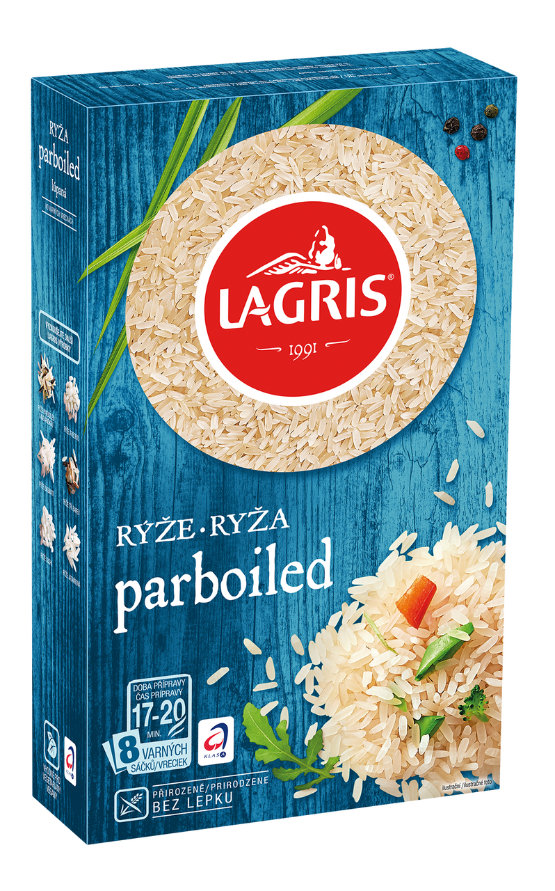 LAGRIS Rýže Parboiled varné sáčky 800 g