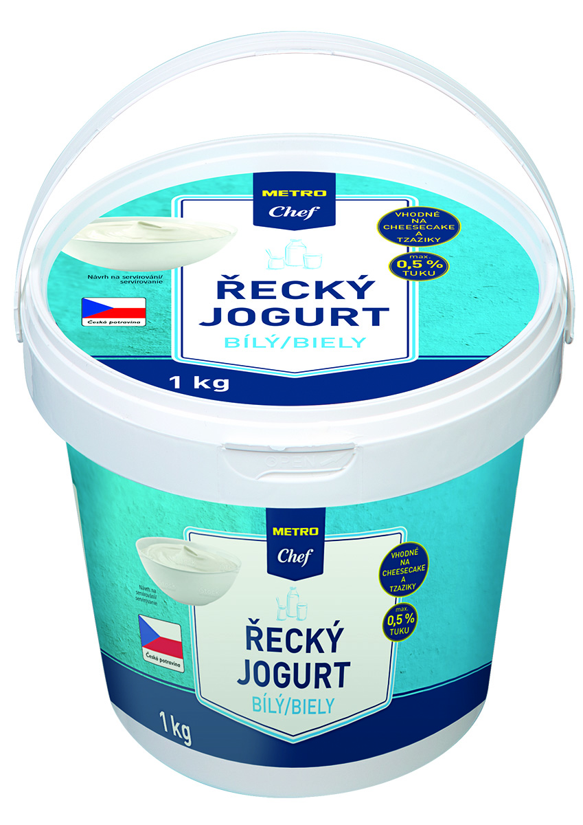 METRO Chef Jogurt řecký bílý 0,5 % tuku chlaz. 1 kg