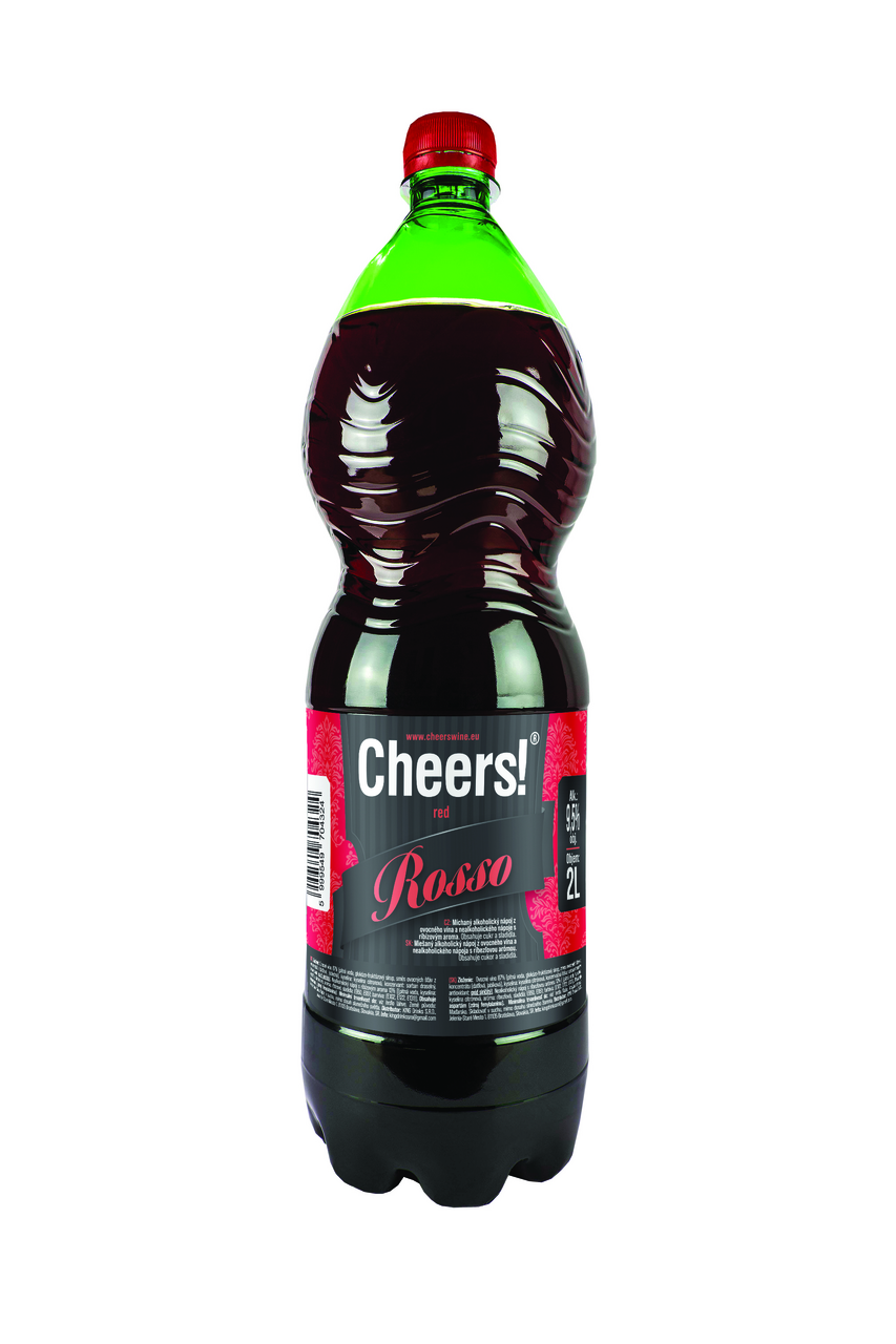 Cheers! Víno červené 6 x 2 l PET