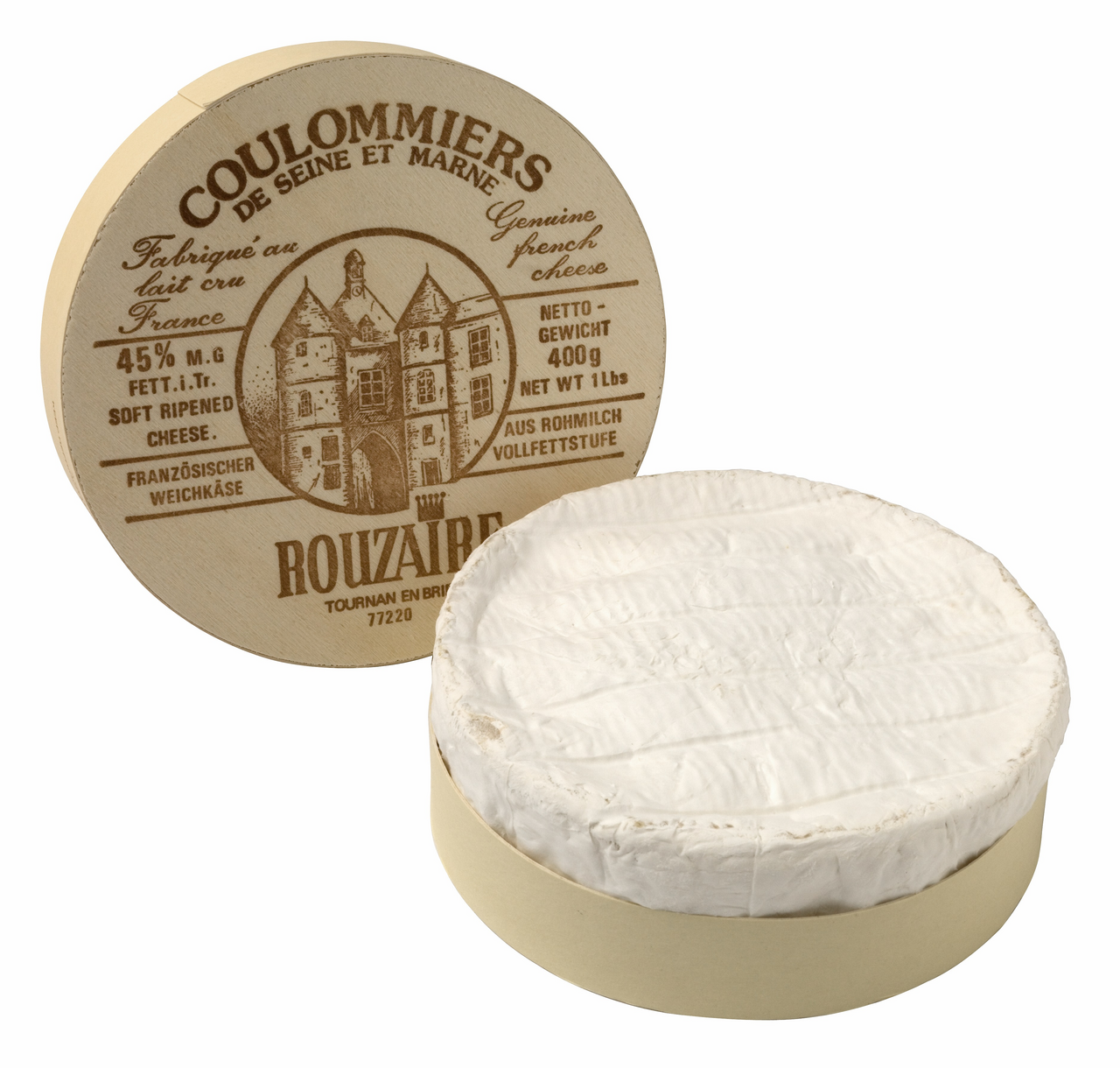 Coulommiers Au Lait Cru chlaz. 400 g
