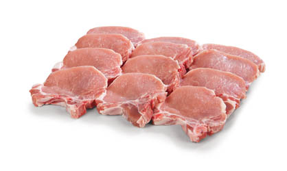 Vepřová kotleta s kostí plátky chlaz. 50 x 180 g vlastní výroba