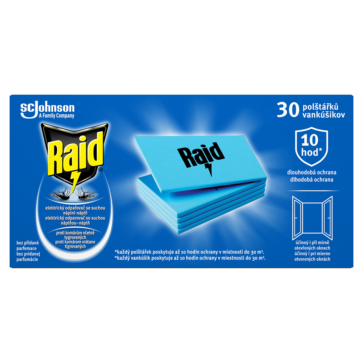 Raid Náhradní náplň do elektrického odpařovače suchá 30 ks