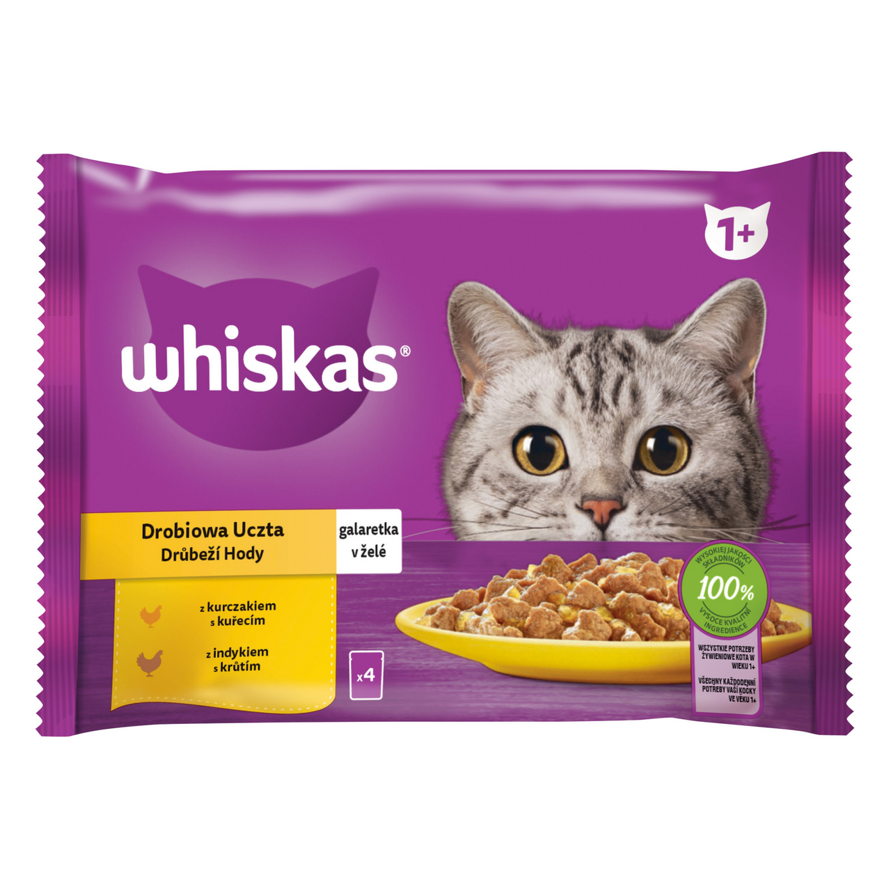 whiskas Důbeží kapsička pro kočky 4 x 85 g