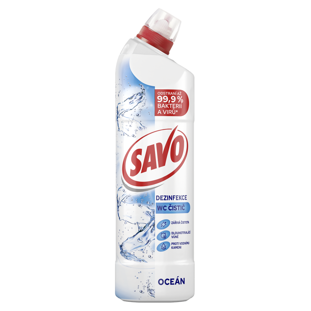 SAVO WC gel oceán 700 ml