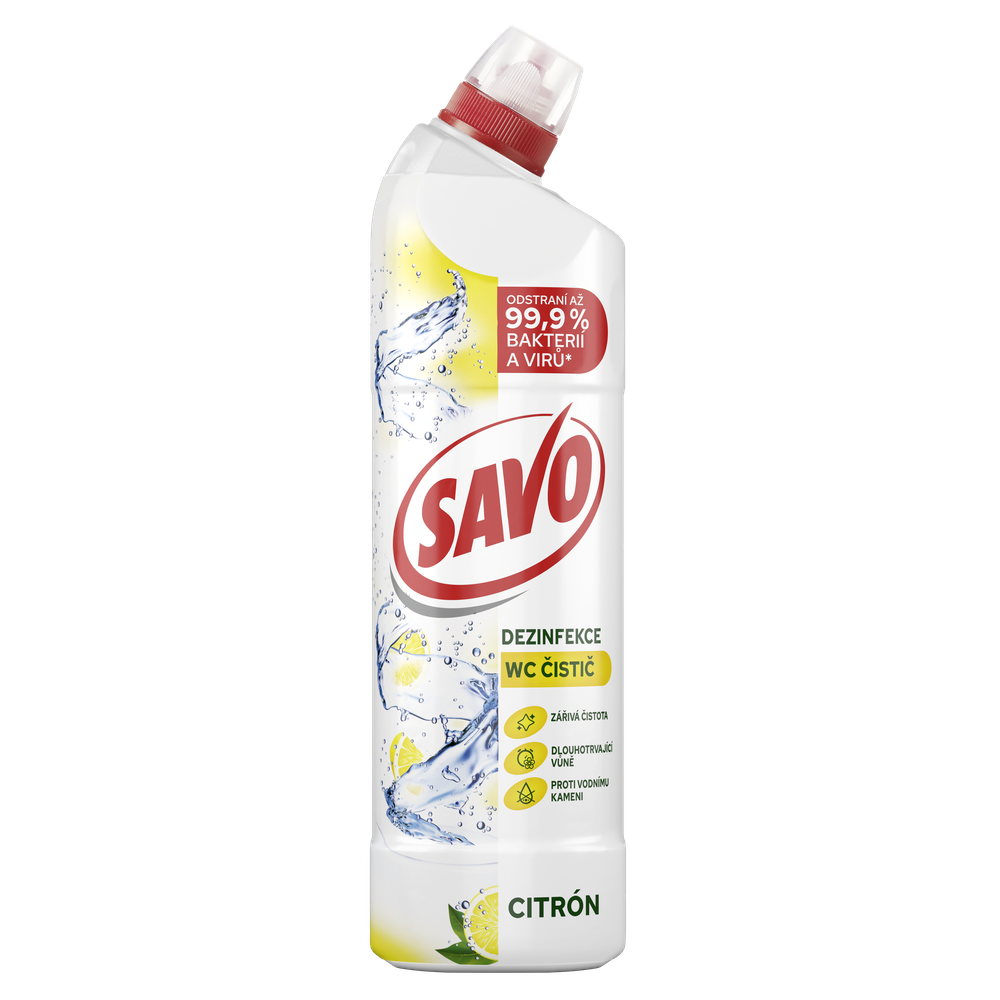 SAVO WC gel citrón 700 ml