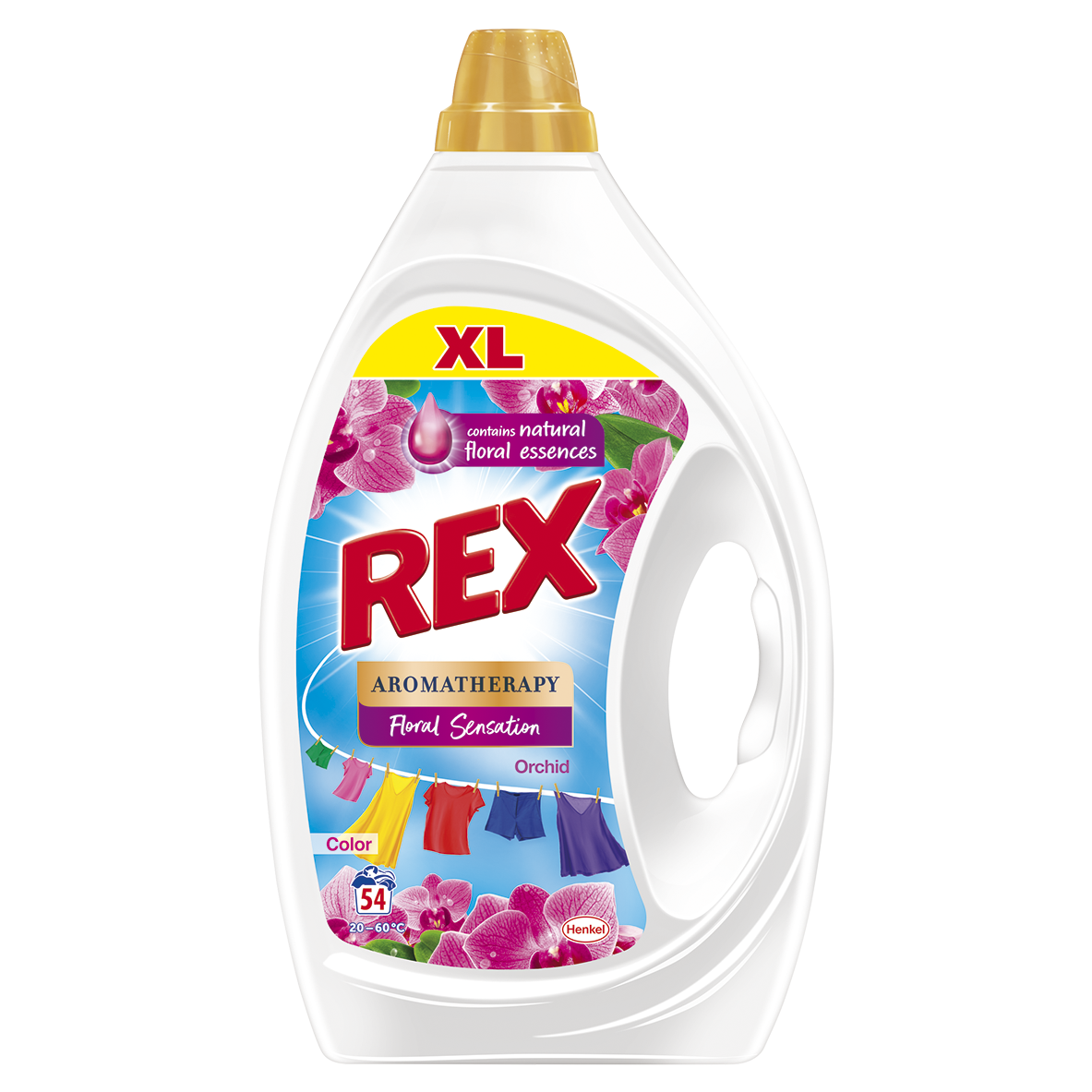 Rex Orchid Macadamia gel na praní (54 praní) 2430 ml