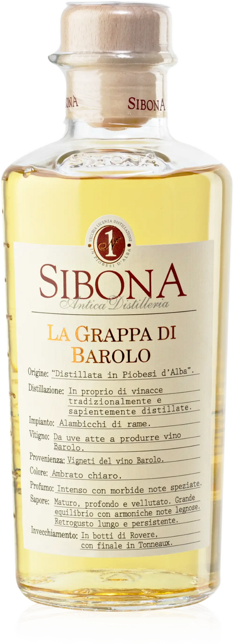 SIBONA La Grappa di Barolo 40 % 500 ml