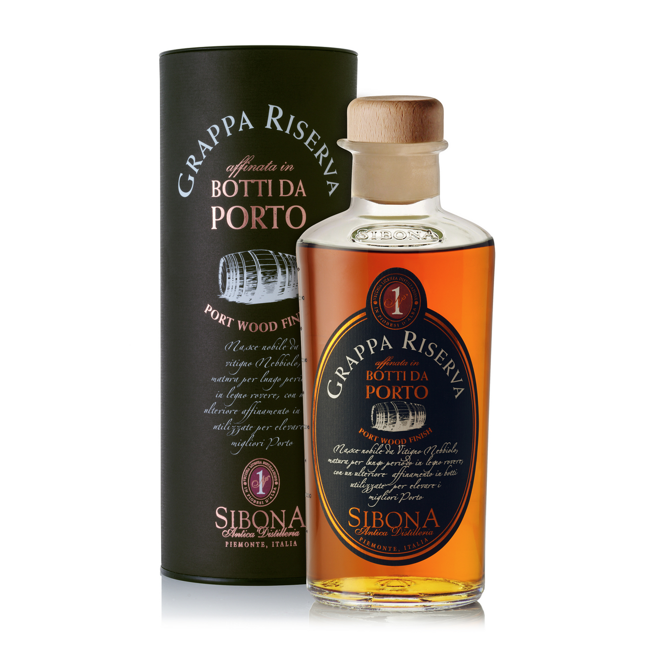 SIBONA Grappa Riserva Port Wood 44 % 500 ml
