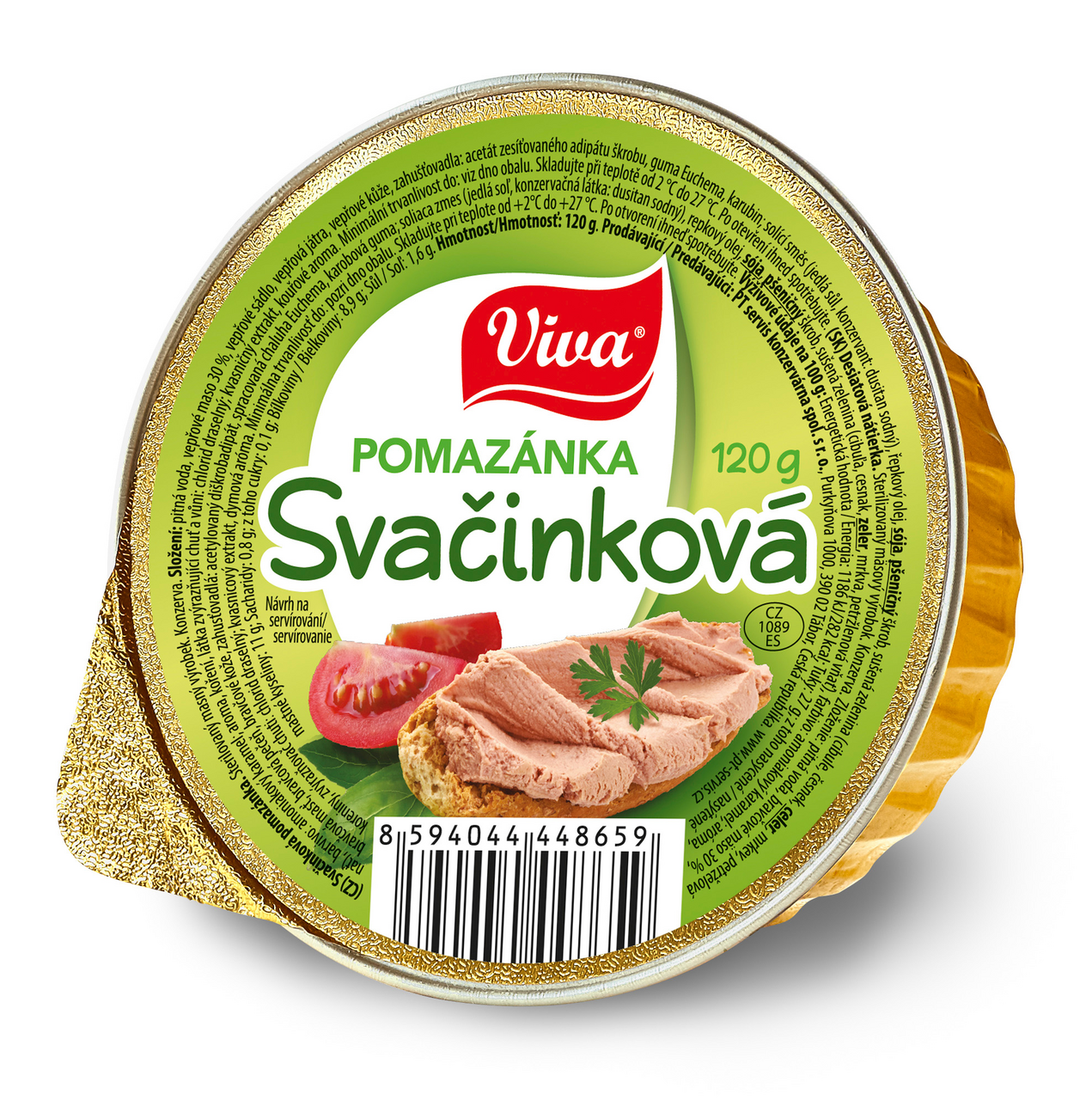 Viva Pomazánka svačinková 16 x 120 g