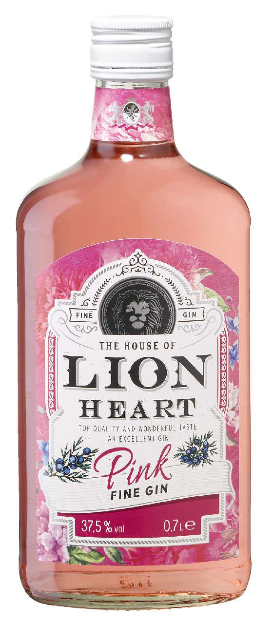 LION HEART Pinkgin 37,5 % 700 ml