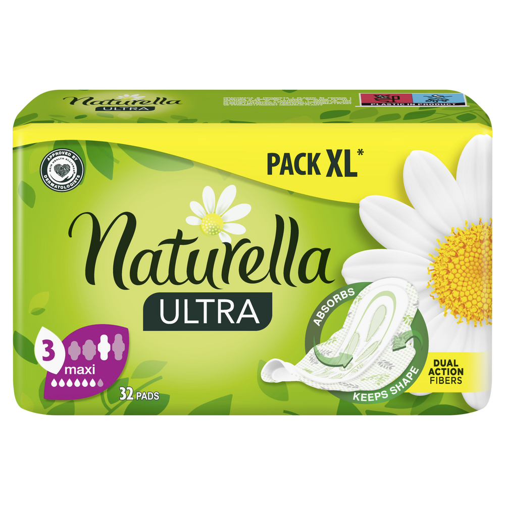 naturella Quattro Maxi dámské vložky 32 ks