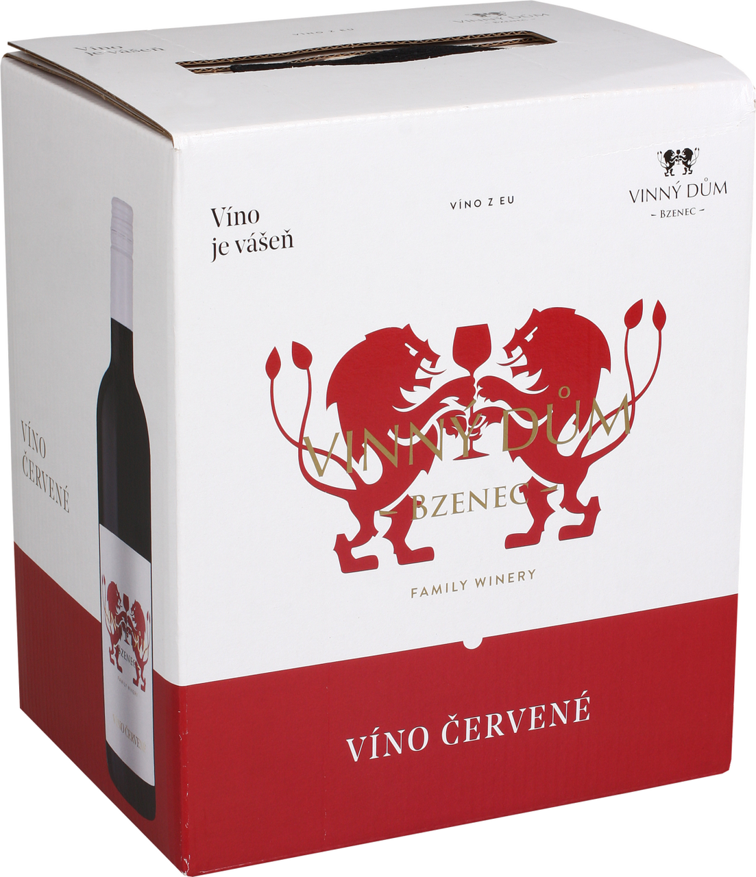 VINNÝ DŮM BZENEC Modrý Portugal víno suché 3 l BiB