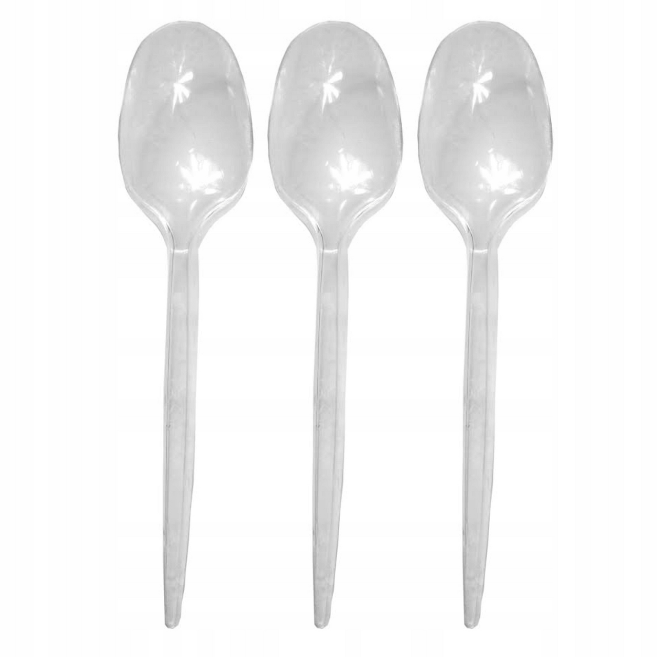 Lžíce PS opakovaně použitelná 18 cm transparentní 100 ks