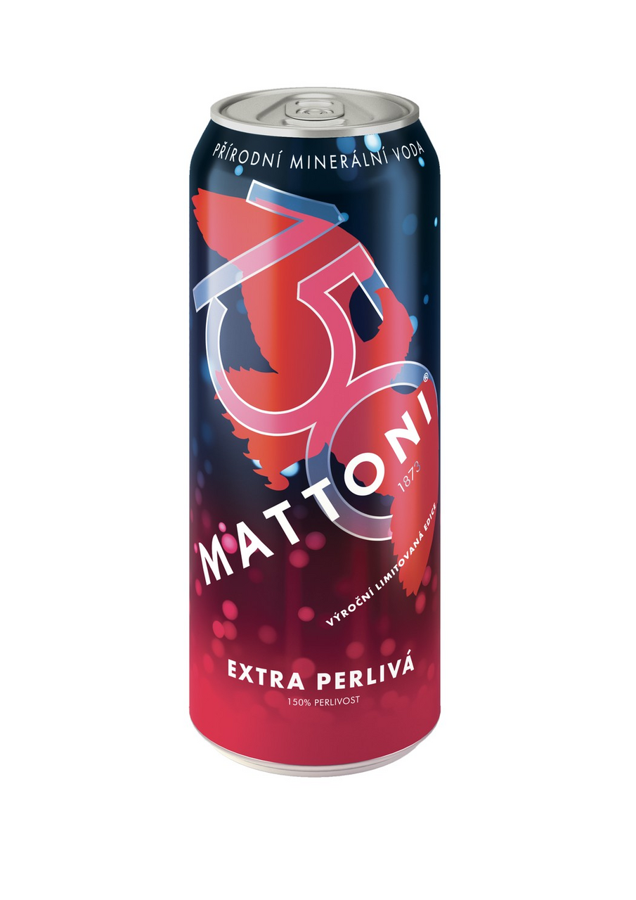 MATTONI Extra perlivá 500 ml plech