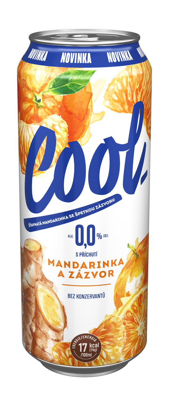 Cool Pivo nealkoholický nápoj malina 6 x 1,5 l PET