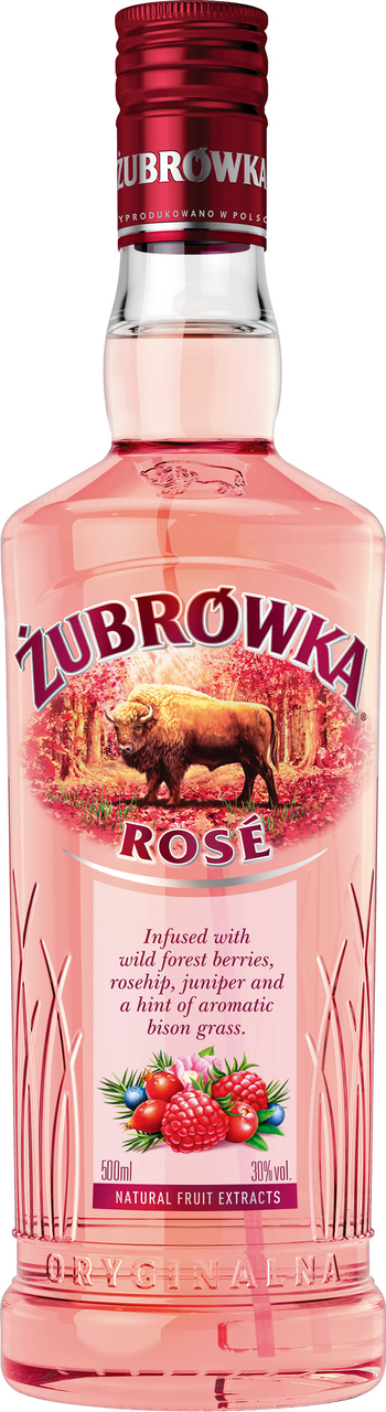 ŻUBRÓWKA Rose vodka 32 % 500 ml