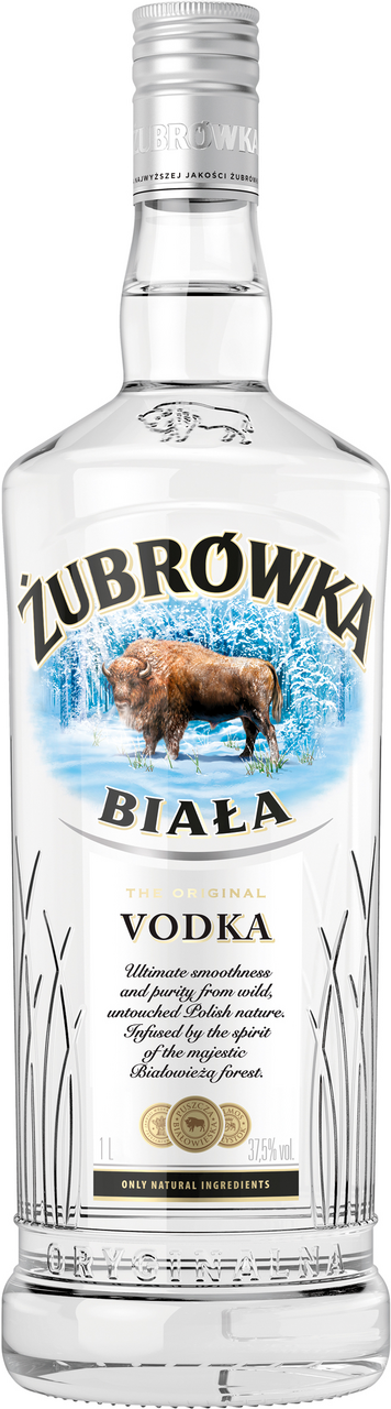 ŻUBRÓWKA Biala 37,5 % 1 l