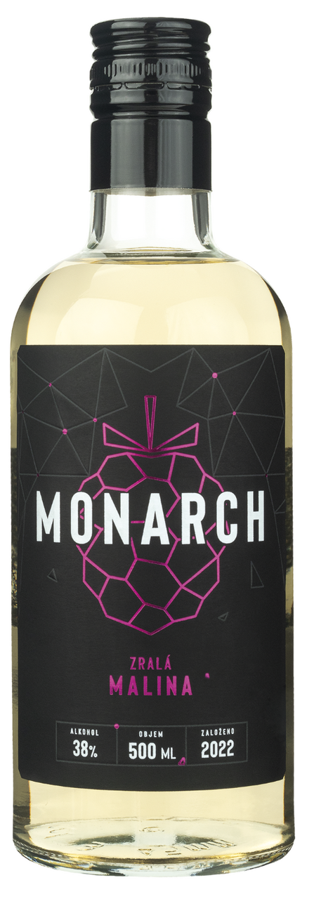 MONARCH Zralá malina 38 % 500 ml