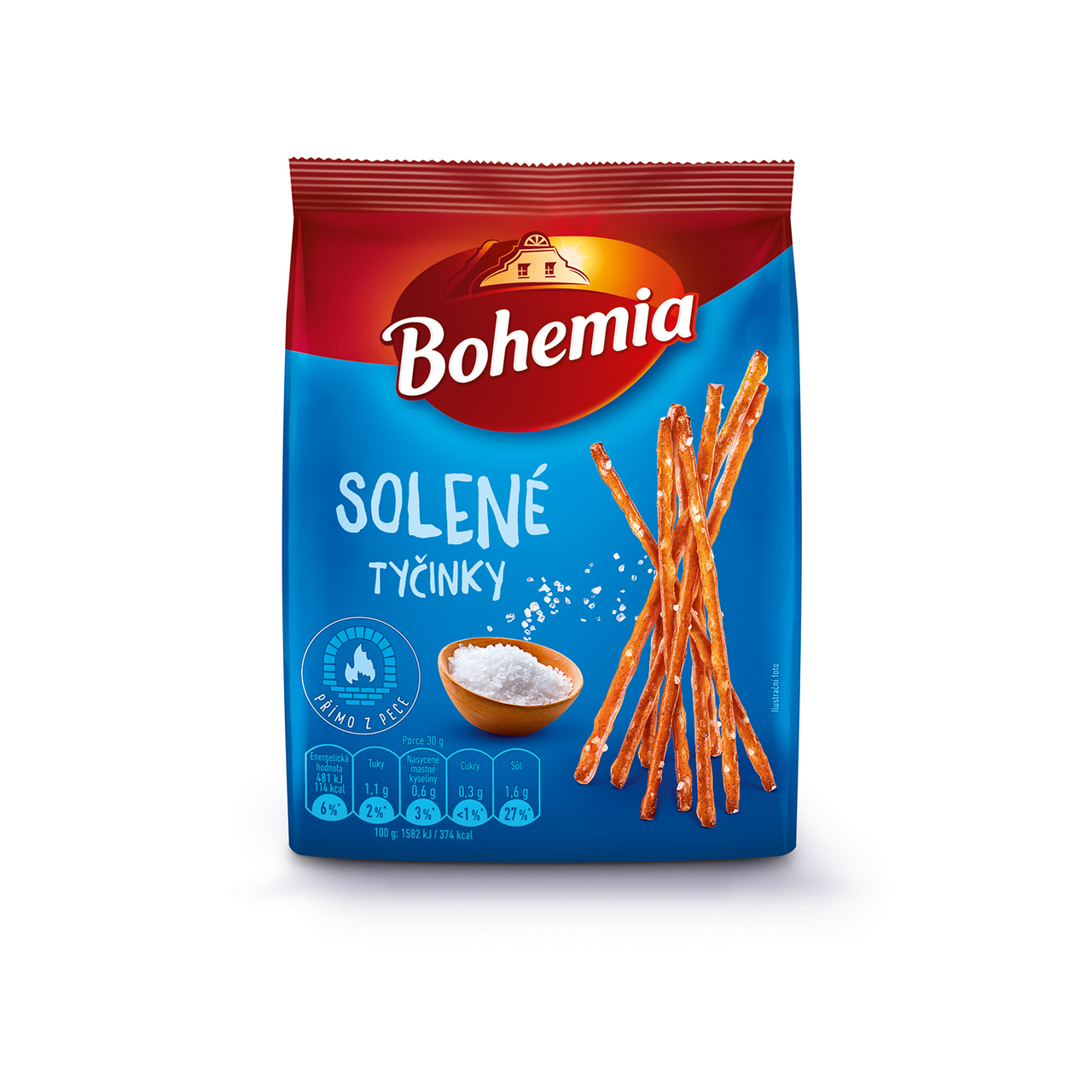 Bohemia Tyčinky solené 160 g