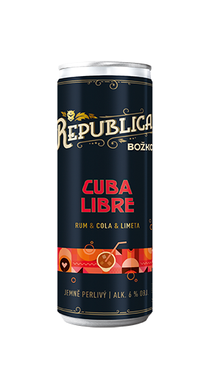 BOŽKOV Republica Cuba Libre 6 % 250 ml